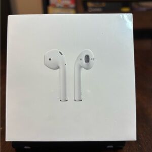 Sealed box Apple AirPods Second Generation. With Charging Case